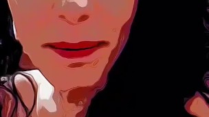 Ragazza si masturba con due sex toys