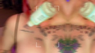 squirtqueen missnvus dildo fuck creamy pussy oiled ass