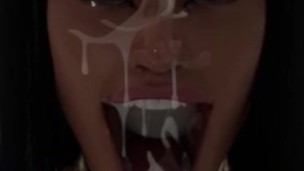 VERTICAL SFM – BIG CUMLOAD ON EGYPTIAN GODDESS FACIAL