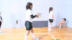 Subtitled Japanese ENF CFNF volleyball hazing in HD